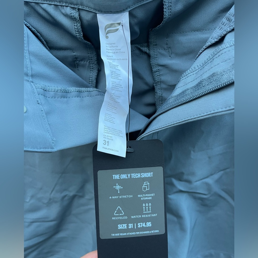 Fabletics The Only Tech Short, Stormcloud, 31 - Picture 5 of 5